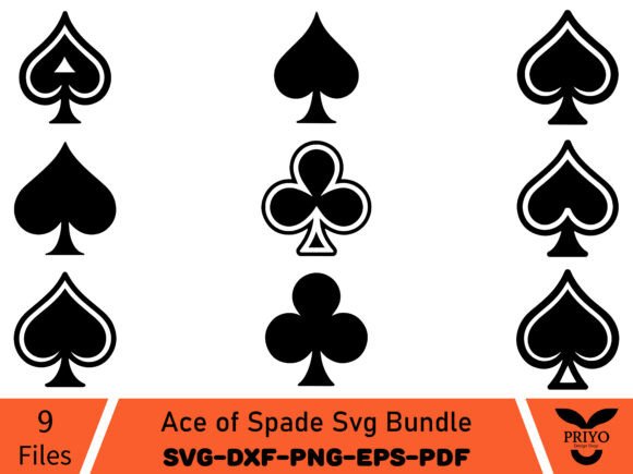 Ace of Spade SVG Bundle