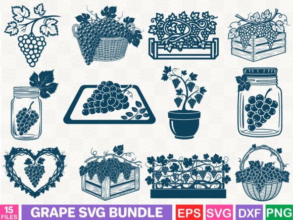 Grape SVG Bundle