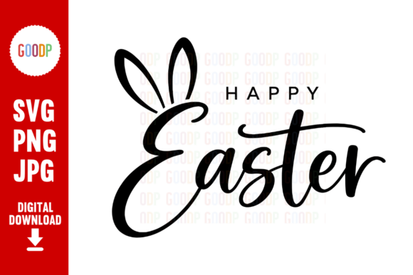 Happy Easter Bunny SVG