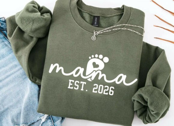Mama PNG SVG – Est. 2026