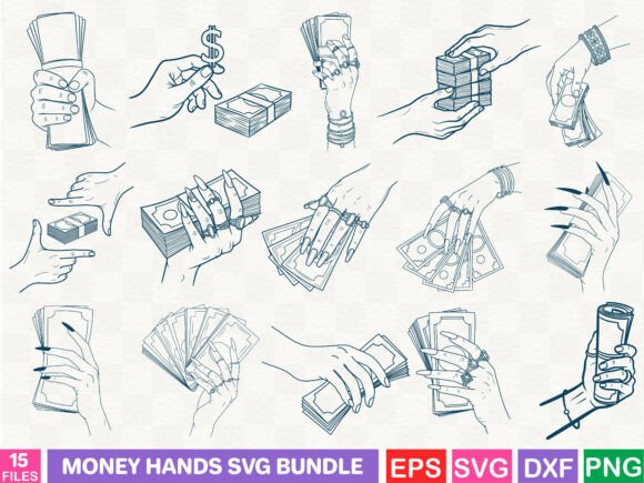 Money Hands SVG Bundle