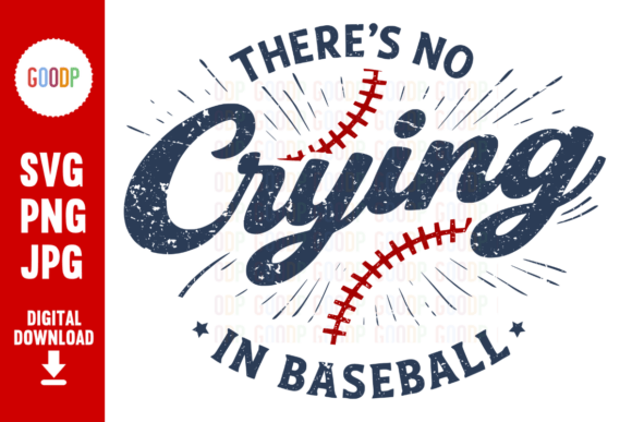 No Crying in Baseball SVG