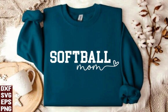 Softball Mom SVG, PNG