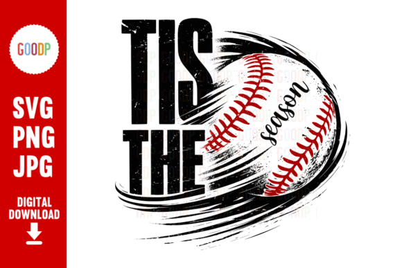Tis the Season Baseball Ball SVG