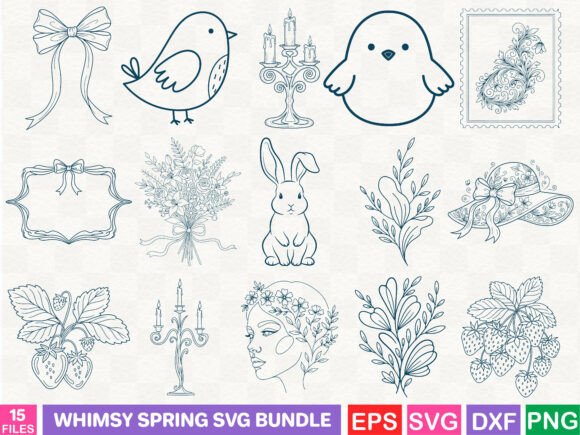 Whimsy Spring SVG Bundle